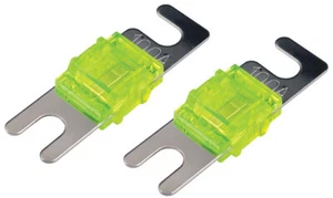 Kicker 46AFS100 Car Audio AFL (Mini ANL Fuses) 100 Amp Fuse 2 Pack Pair AFS100 - Picture 1 of 1