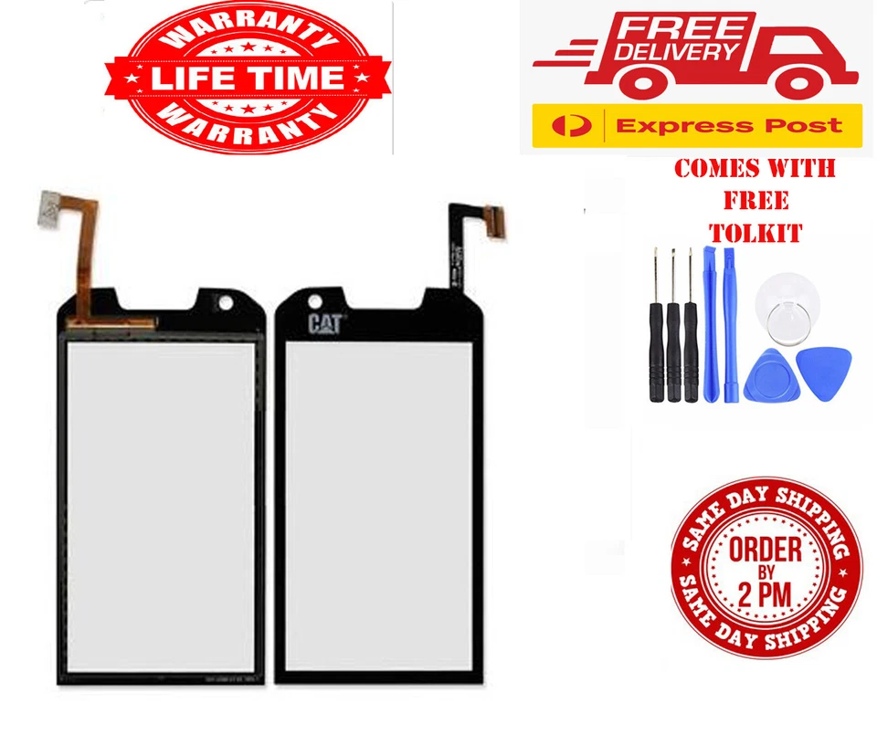 PARA SUBSTITUIÇÃO DE VIDRO FRONTAL DIGITALIZADOR TELA SENSÍVEL AO TOQUE CATERPILLAR CAT S60 4,7" - Imagem 1 de 1