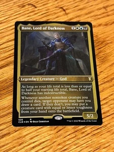 MTG Commander Legends: Battle for Baldur's Gates Bane Lord of Darkness - Etched - Picture 1 of 1