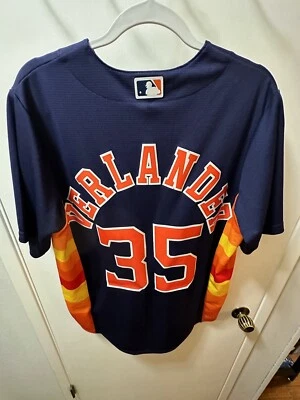 NWT Nike Houston Astros Justin Verlander #35 Navy Alternate Jersey Men’s Size M - Image 1 of 2