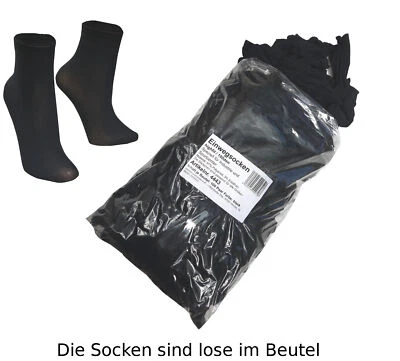 BENTINI Einwegsocken (Polyamid) schwarz | 100 Paar