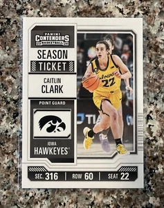 Caitlin Clark Contenders Season Ticket Card No CC2 - Bild 1 von 2
