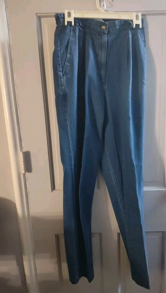 Pantalones de mezclilla para mujer Cabin Creek talla 10T cintura elástica Foto 1 de 3