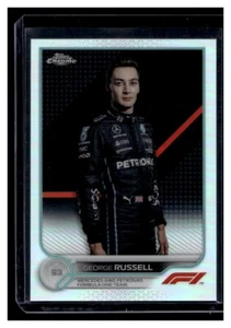 2022 Topps Chrome F1 #17 George Russell Portrait Refractor - Picture 1 of 2