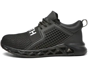 Mens Lightweight Work Steel Toe Cap Safety Boots Hiking Shoes Size 11.5 / 12 - Picture 1 of 4