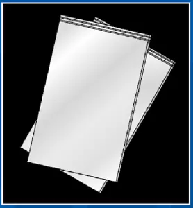 Resealable License Plate / Temporary Tag Plastic Bags (100 per pack) - Picture 1 of 1