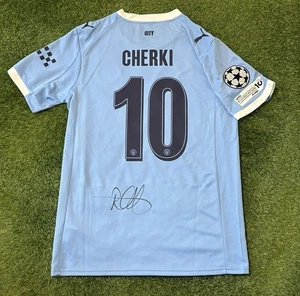 Cherki Signed Manchester City 25/26 Home Shirt - Picture 1 of 1
