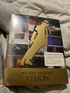 MICHAEL JACKSON VISION DEFINITIVE 3-DISC DVD COLLECTION EU EDITION 3D COVER! New - Picture 1 of 3