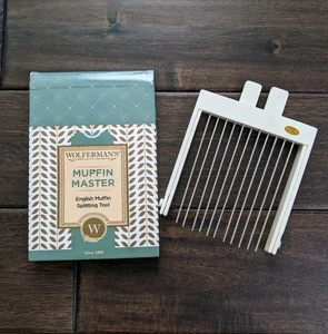 New In Box Wolferman's Muffin Master English Muffin Cutter Splitter - Picture 1 of 4