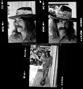'72 Gene Parsons The Byrds CT Influential Folk Band 35mm 3 Negative Lot C258 - Picture 1 of 1