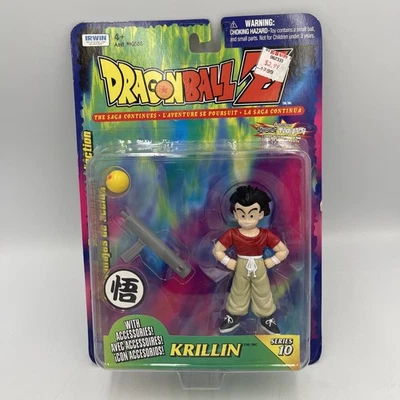 Vintage Dragon Ball Z Series 10 KRILLIN Irwin Toys Figure Factory Sealed - Image 1 of 2