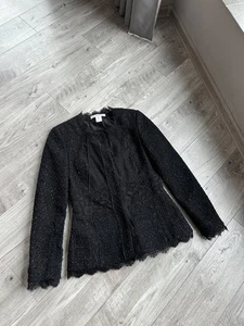 Oscar De La Renta Damen Tweed Luxus Blazer Gr: 4 - Bild 1 von 10
