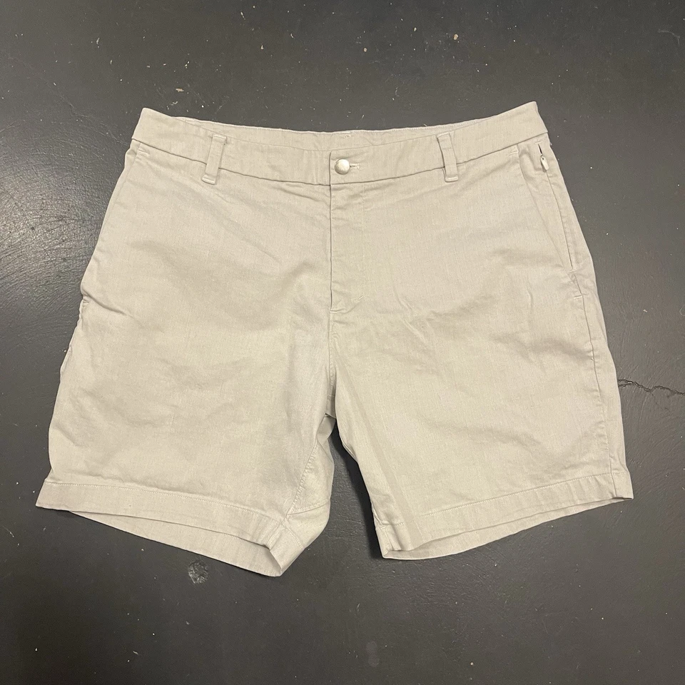 Lululemon Shorts Mens 36 Gray Commission Classic Fit 7" Stretch Golf Chino - Image 1 of 4