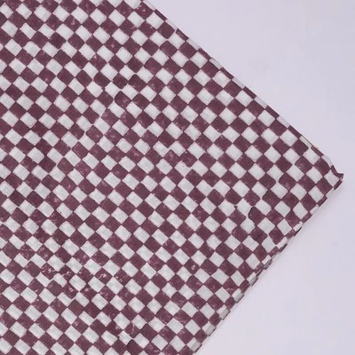 20 Yard Indian Handmade Natural Cotton Sanganeri Hand Block Print Floral Fabric - Image 1 of 4