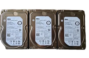 3 X Dell Enterprise Capacity 3.5 v4. 1TB. SAS. 7.2K RPM. x2 Units - Picture 1 of 5