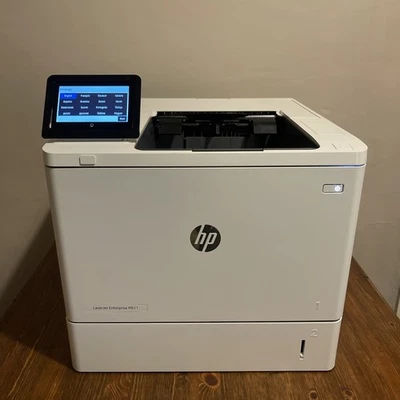 HP LaserJet Enterprise M611dn A4 Mono Laser Printer 7PS84A - Image 1 of 4