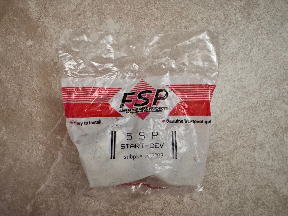 Whirlpool 282383 Refrigerator 5SP Start Device - Two Pieces - - Image 1 of 2