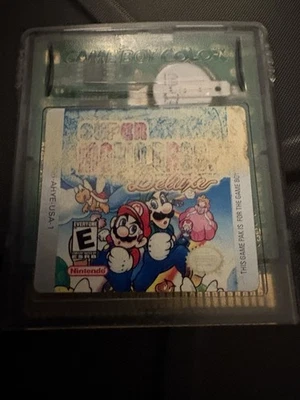 Cartucho colorido Super Mario Bros Deluxe Nintendo Game Boy autêntico testado - Imagem 1 de 4