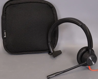 Auriculares Poly Blackwire 3315 - Micrófono omnidireccional - Negro Foto 1 de 4