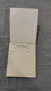vintage DR prescription notepad Forsyth Georgia medical - Picture 1 of 3