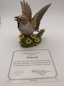 Lenox Gartenvögel Dickcissel Vogel Figur ohne Karton mit Echtheitszertifikat 2001 - Bild 1 von 6