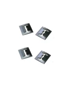 4 Mollette Fermo Fissaggio Fregi Scritte per Fiat 500 F L R Epoca - Foto 1 di 1