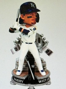 Bobby Witt Jr Kansas City Royals FOCO 2024 Silver Slugger Award Bobblehead NIB - Picture 1 of 2