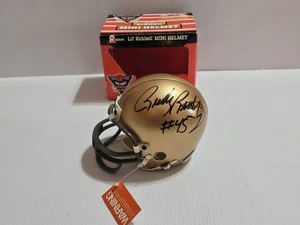 RUDY RUETTIGER AUTOGRAPHED NOTRE DAME MINI HELMET WITH ORIGINAL BOX NO PAPERS - Picture 1 of 12