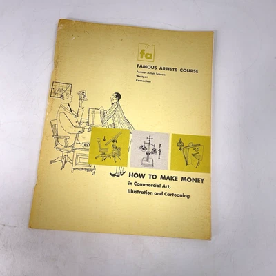 Famous Artists Course  1956 how to make money in commercial art, illustration - Image 1 of 4