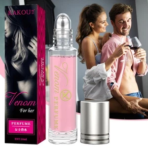 Olio Corpo Feromoni per Donna Attraente Uomo Profumo Roll-On Essenziale Seducente 1 oz - Foto 1 di 15