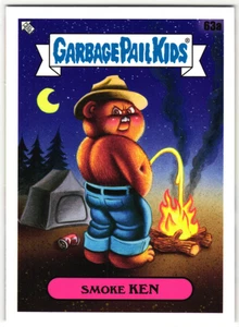 Smoke Ken 2021 Garbage Pail Kids Smokey The Bear Parody Sticker - Picture 1 of 2