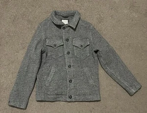 Billy Reid Womens Charcoal gray Wool Coat Size XL short made in Italy *READ* - Picture 1 of 10
