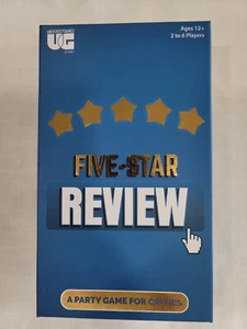 Five-Star Review - A Party Game for Critics by University Games Brand New - Picture 1 of 3