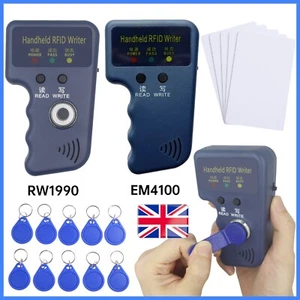 Handheld 125KHz RFID Copier ID Card Reader Writer Access Control Card Duplicator - Picture 1 of 73