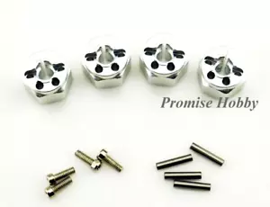 12mm CNC Aluminum Hex Wheel Rim Hub for RC Model Crawler Car- 4PCS - Picture 1 of 6