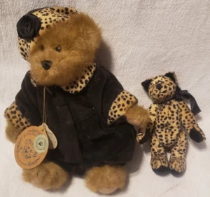 Boyds Bears 1999 Bailey With Dottie  Wuzzies Leopard 20th Anniversary 9199-12 A8 - Picture 1 of 4