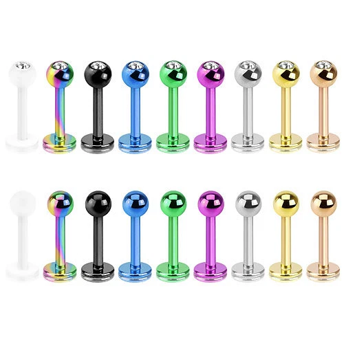 Lippenpiercing Labret Monroe Madonna Medusa Stecker Helix Tragus Ohr Piercing - Bild 1 von 1