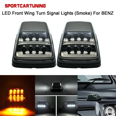 For 90-18 Mercedes W463 G-Class G55 G500 G550 LED Corner Lamp Turn Signal Lights Foto 1 de 4