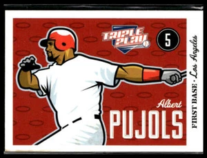 Albert Pujols 2012 Panini Triple Play Card #37 - Picture 1 of 2