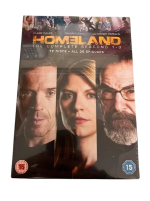 Homeland, The Complete Series 1-3 Set of DVDs. New and sealed. - Image 1 of 4