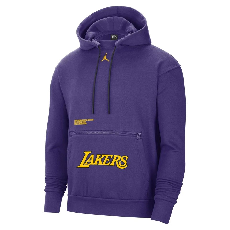 Nike Jordan Los Angeles Lakers Courtside Statement Edition Pullover Hoodie M