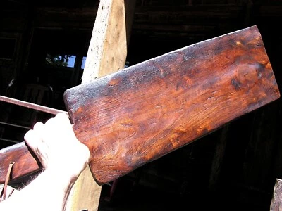 Large Primitive Wooden Paddle bread board Wall Hang 2825 - Image 1 of 4