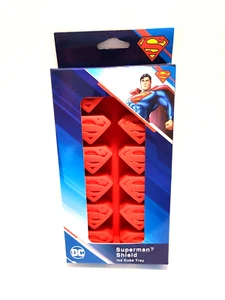 BANDEJA DE CUBO DE HIELO SUPERMAN SHIELD DC JELL-O - Imagen 1 de 4