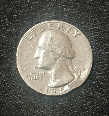 1984 Quarter Error Weak Strike Missing Last Number Of Date, Double Die On Date - Image 1 of 4