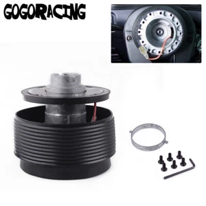 Black JDM Steering Wheel Hub Adapter Kit 6 Hole For Honda Civic EG 1992-1995 - Picture 1 of 8
