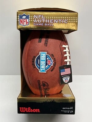 Wilson "The Duke" NFL Auténtico Juego Pelota Fútbol 2007 Pro Bowl ~ Nuevo en Caja Foto 1 de 4
