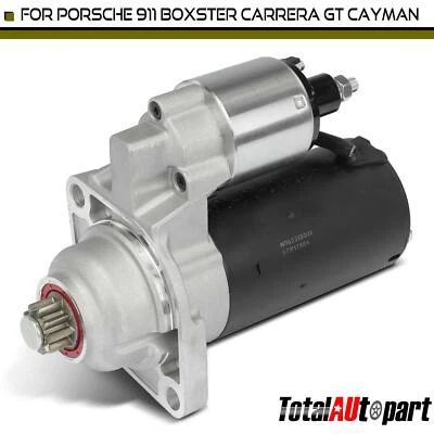 New 1x Starter Motor for Porsche 911 Boxster Cayman Carrera GT 1.7KW 12V CW 9T  - Image 1 of 4
