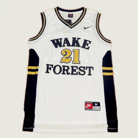 Wake Forest Demon Deacons #21 Tim Duncan Basketball Jersey Men's - Sizes : S-4XL Cover