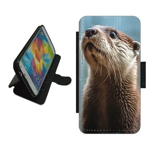Otter Handyhülle Wallet Flip Cover für iPhone Samsung OTT1 süßes Tier - Bild 1 von 5