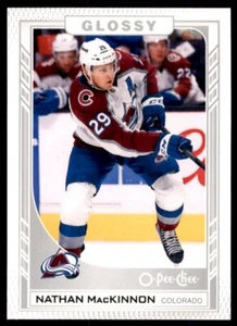2023-24 cubierta superior O-Pee-Chee brillante Nathan MacKinnon #R-36 - Imagen 1 de 2